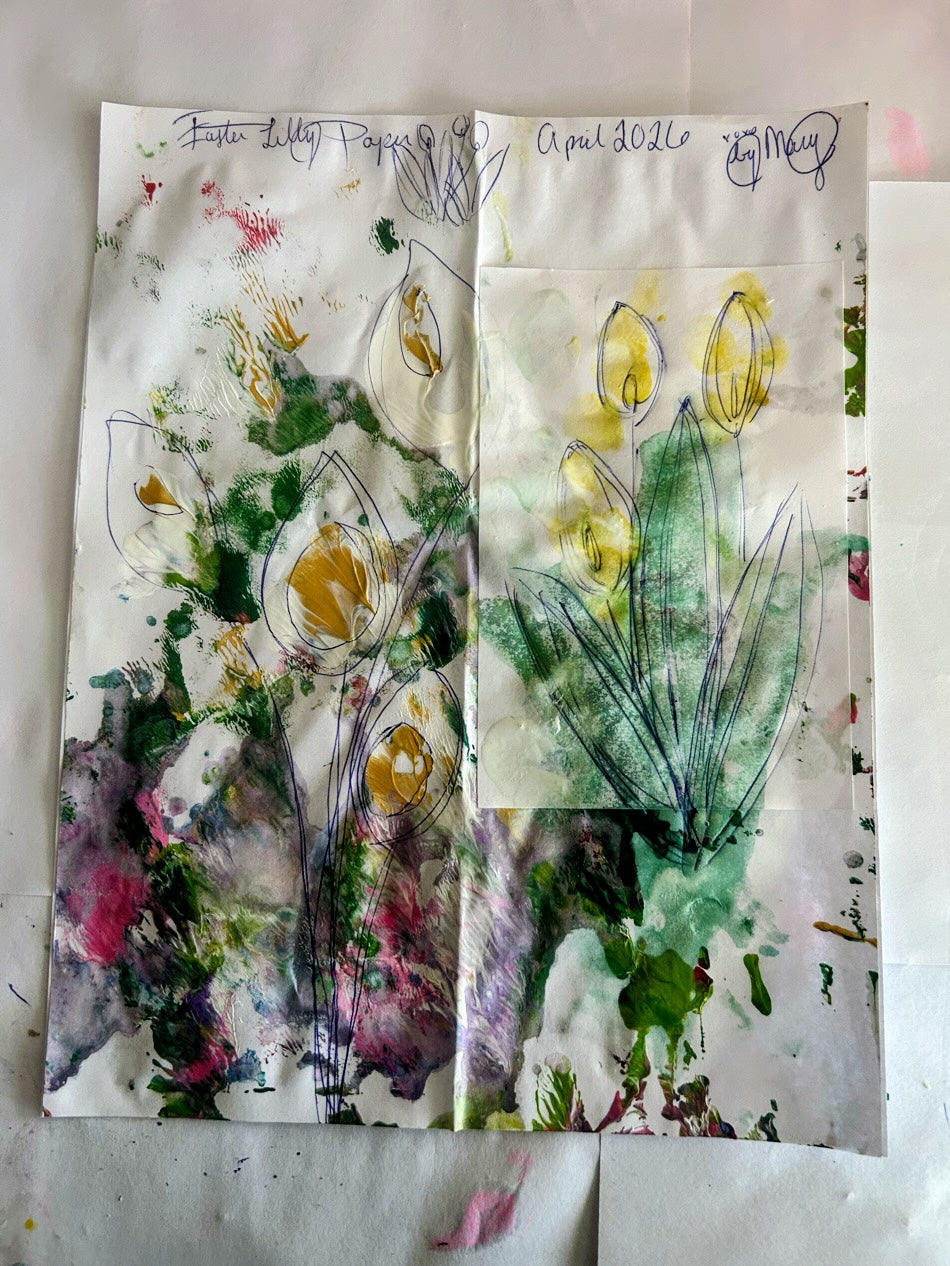 Handmade Flower Stationary