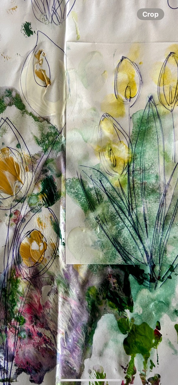 Handmade Flower Stationary